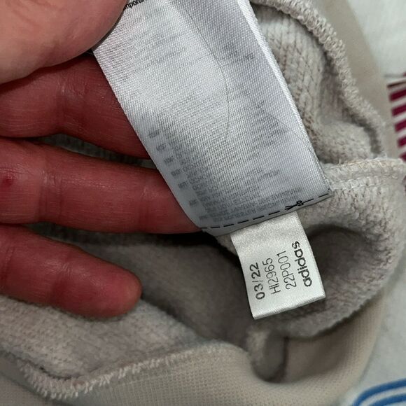 Adidas Originals Athletic Club AOC Print All Over Hoodie Sweatshirt Worn Spots S - Picture 8 of 10